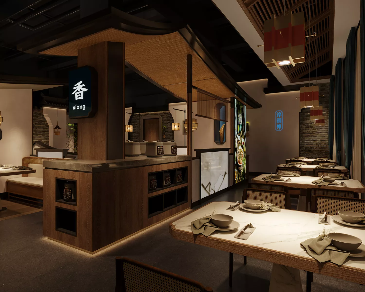 淳圆外餐厅设计 - 千岛湖
Chun Yuanwai Restaurant Design - Qiandaohu