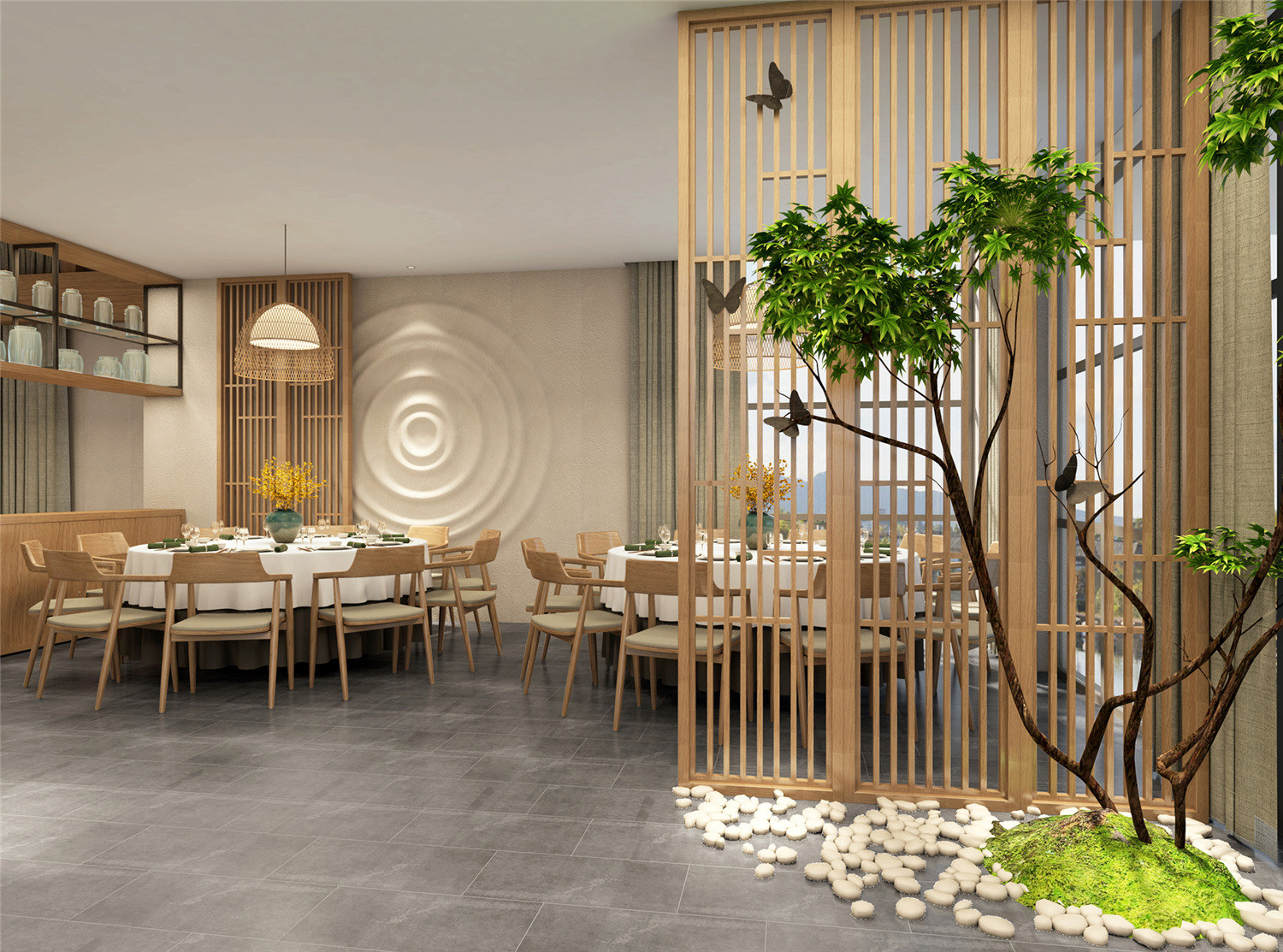 荷畔餐厅设计-餐厅空间设计-餐饮空间设计 - 杭州品尚文化艺术策划有限公司