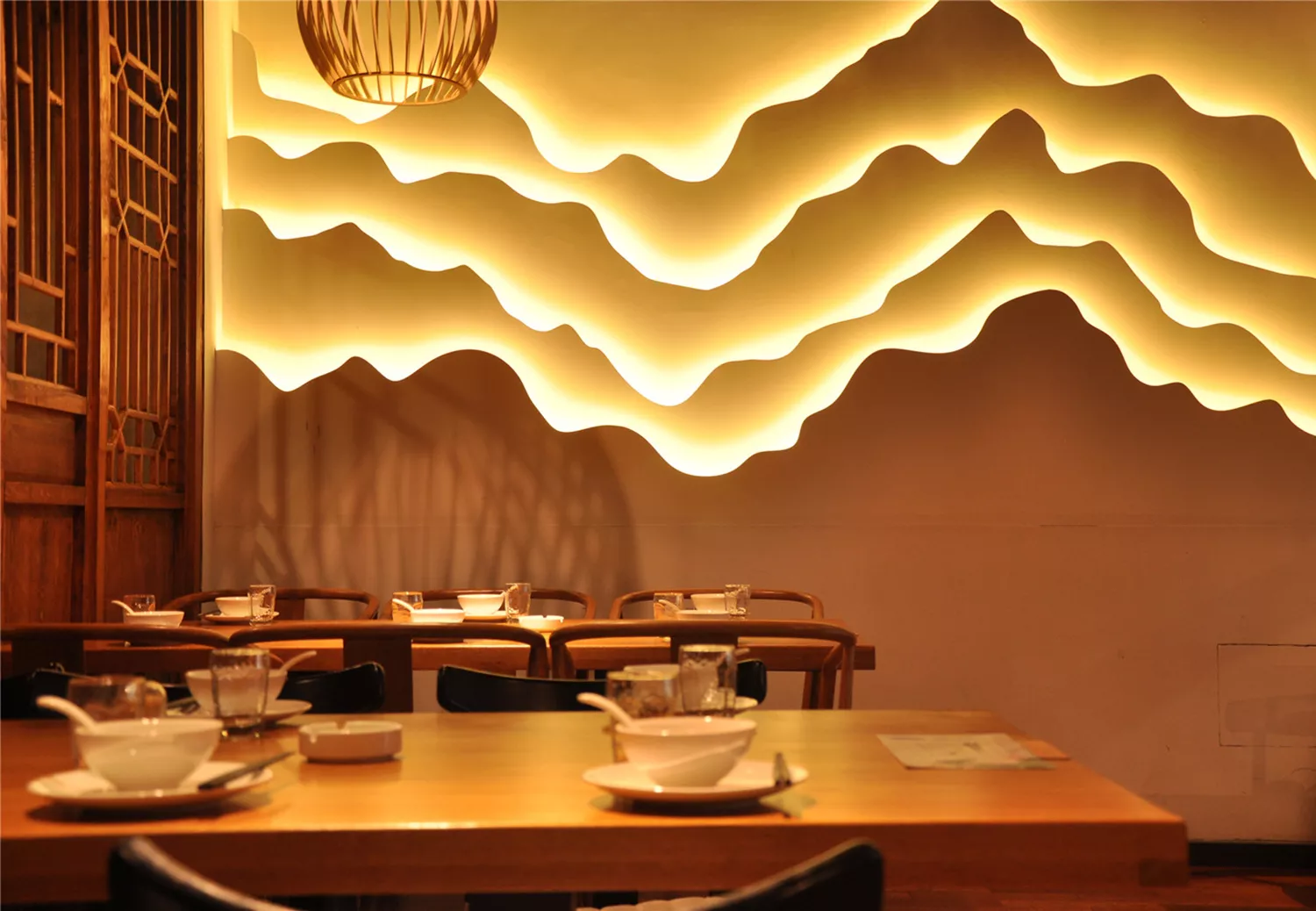 紫荷花主题餐厅设计 - 西宁
Purple Lotus Theme Restaurant Design - Xining