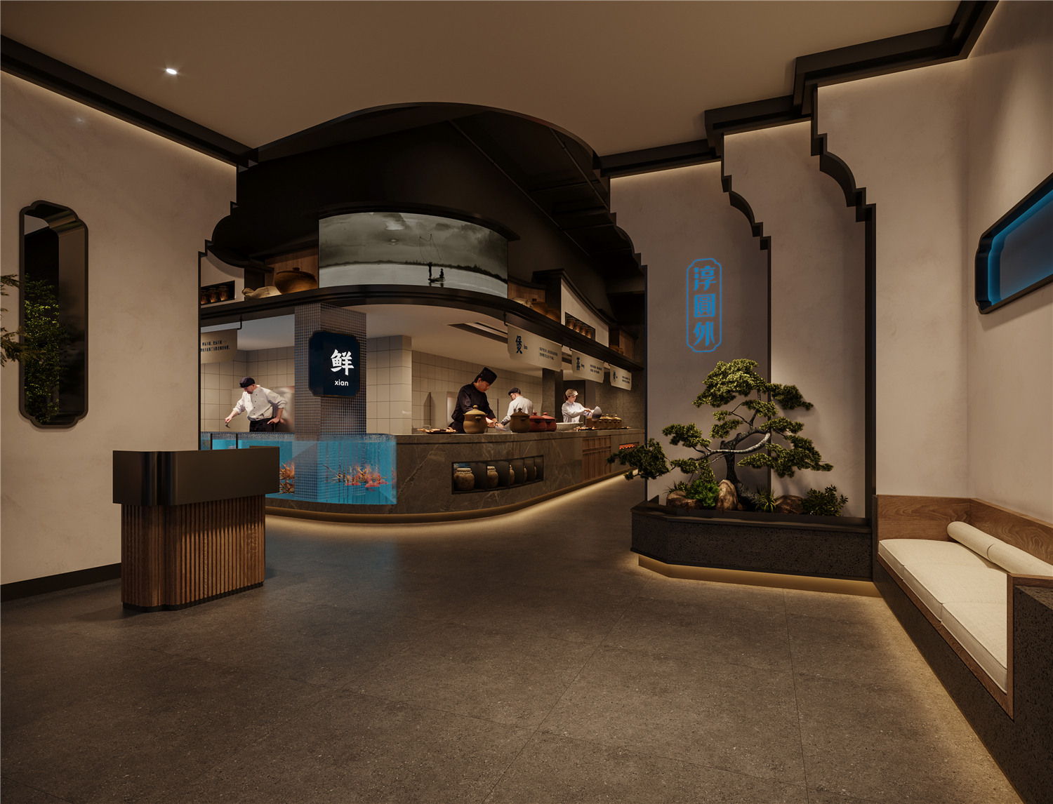 淳圆外主题餐厅设计-餐饮空间设计-餐饮设计公司 - 杭州品尚文化艺术策划有限公司